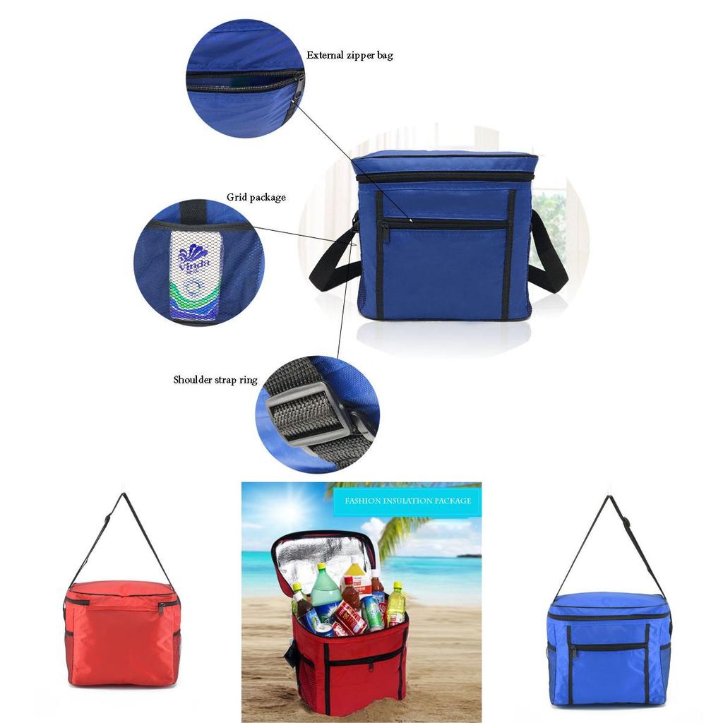Large Capacity Insulated Thermal Cooler Bag For Picnic And Camping Adventures