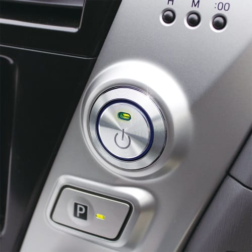 Tsuchiya Yak Engine Start Switch Cover Silver TY1 BL PF-304