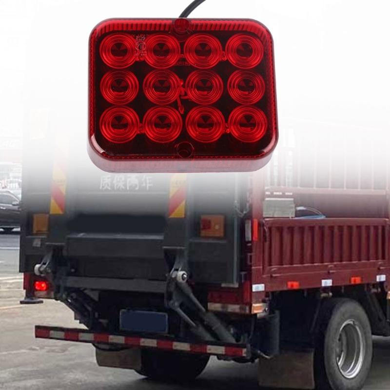 Energooszczędna wodoodporna lampa sygnalizacyjna 12 LED z trybem stroboskopowym do pojazdów użytkowych o dużej wytrzymałości Niskie zużycie energii