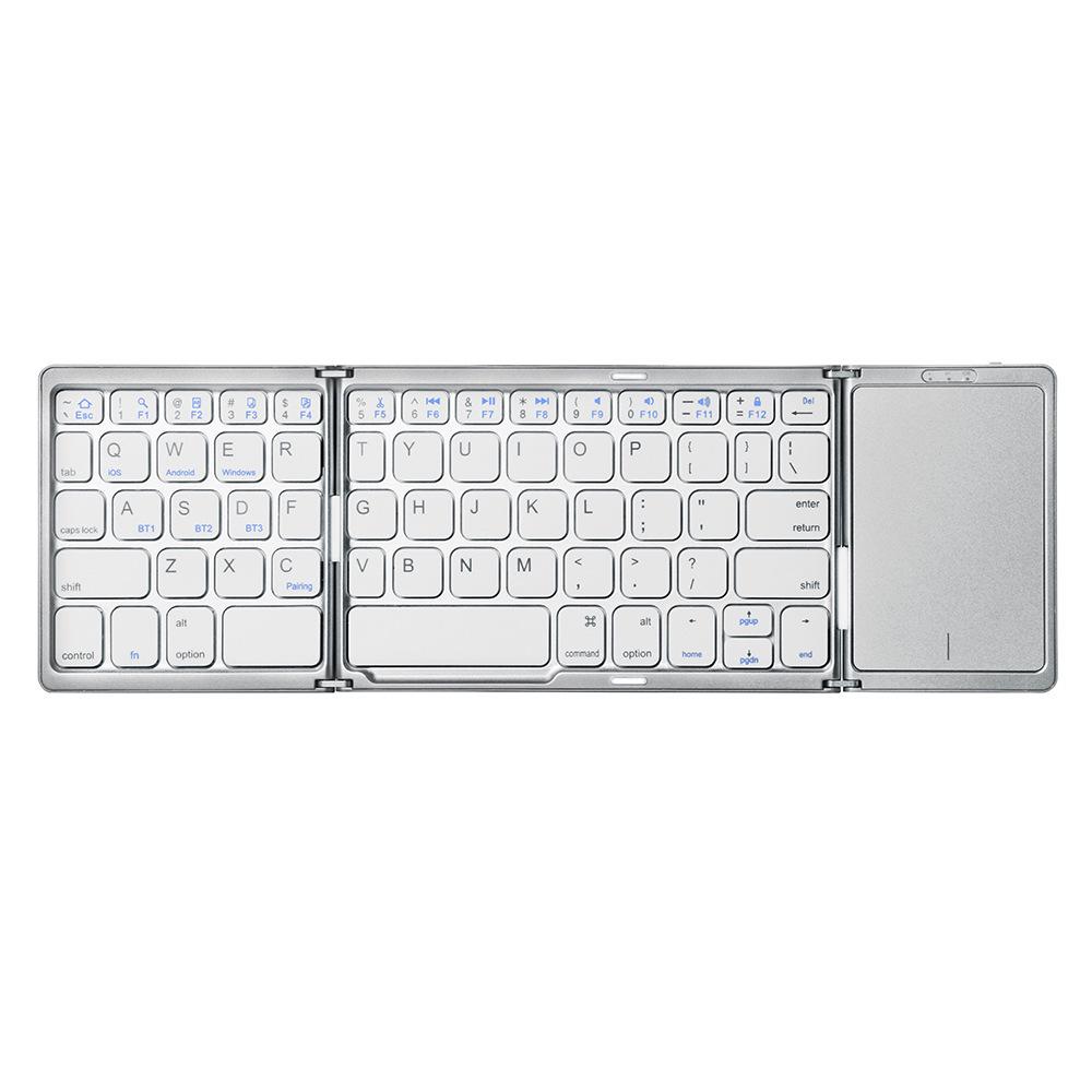 Ultra-thin Bluetooth Folding Keyboard for Business and Tablets