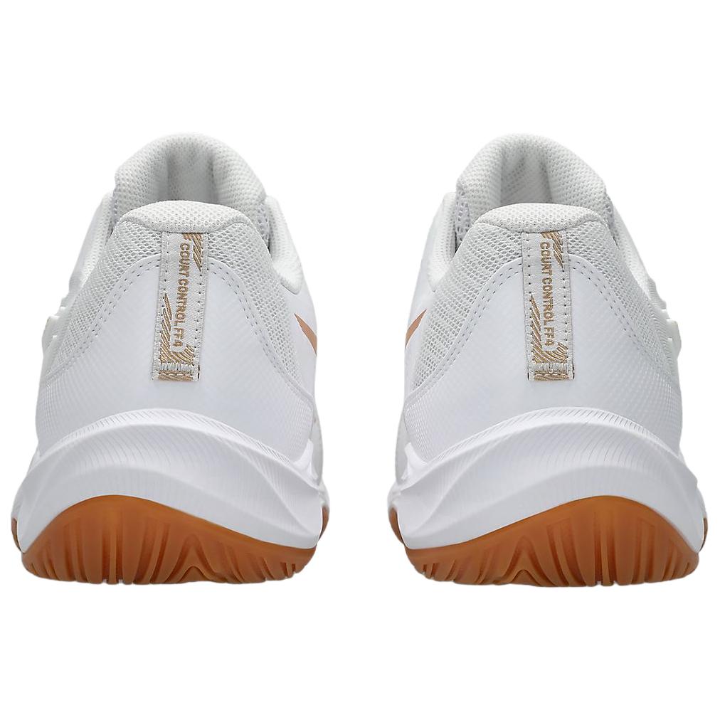 Asics Court Control FF 4 2E Comfortable Durable Supportive Badminton Shoes Unisex Sneaker White Platinum 1073A094-100