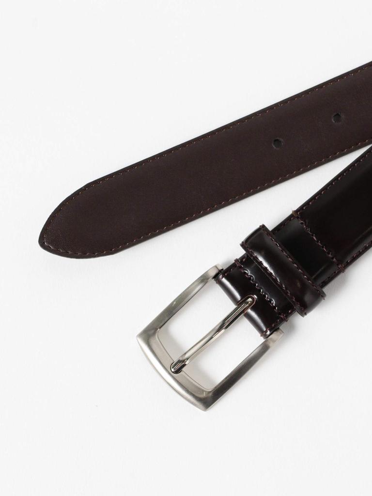 B:MING LIFE STORE by BEAMS / Belts & Suspenders B:MING by BEAMS Glass Leather Belt for Men in D.BROWN