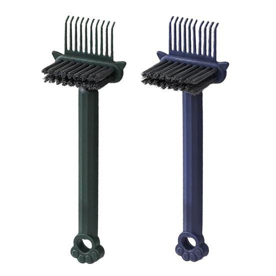 1/2/3/4Pcs Hair Brush Cleaner with Cat Paw Handle Double-sided Airbag Tool Portable Home Massage Comb Cleaning
