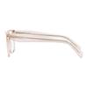 Prada Temple logo acetate square optical frame women's pink pink 52
