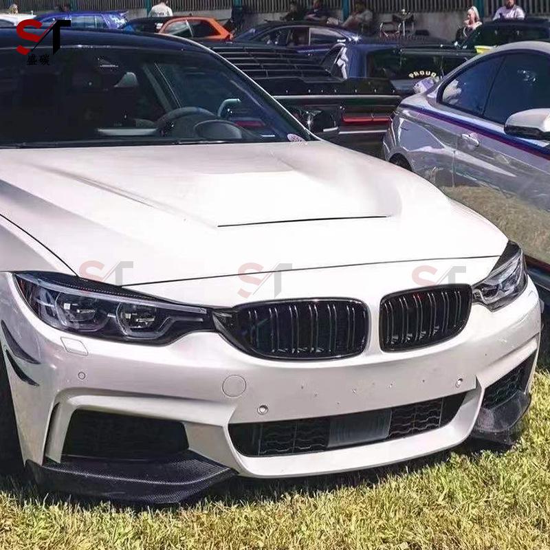 Přední splittery nárazníku z karbonových vláken ve stylu MP pro BMW řady 4 F32/F33/F36