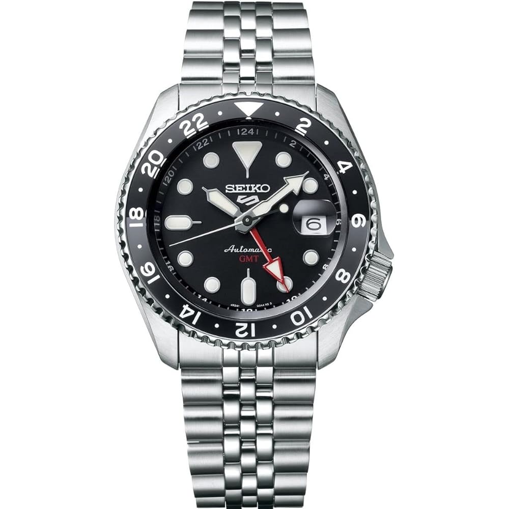 

Seiko SEIKO5 Sports Mechanical Watch SSK001K1 GMT Movement Black Automatic Hand-Winding Men s Watch