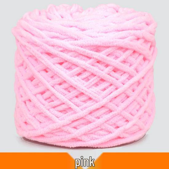 Plush Wool Yarn for Hand-Knitted Crochet Shoes & Slippers
