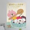 UUsagi piske Cartoon Tapestry Art Science Fiction Room Home Decor Art Home Decor