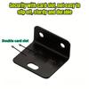 50 Sets Metal Fixing Buckle 2-In-1 Inserts L-Shaped 90° Connectors for Furniture Shelves Thickened Brackets Home Decor Hardware
