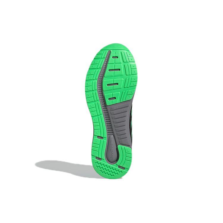 Adidas Galaxy 5 Lightweight Comfortable Mesh Durable Shock Absorbing Breathable Low Top Casual Running Shoes Men sneaker Black Green H04597