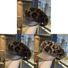 Leopard Print Newsboy Cap With Round Top And Stylish Design For Urban Commuting