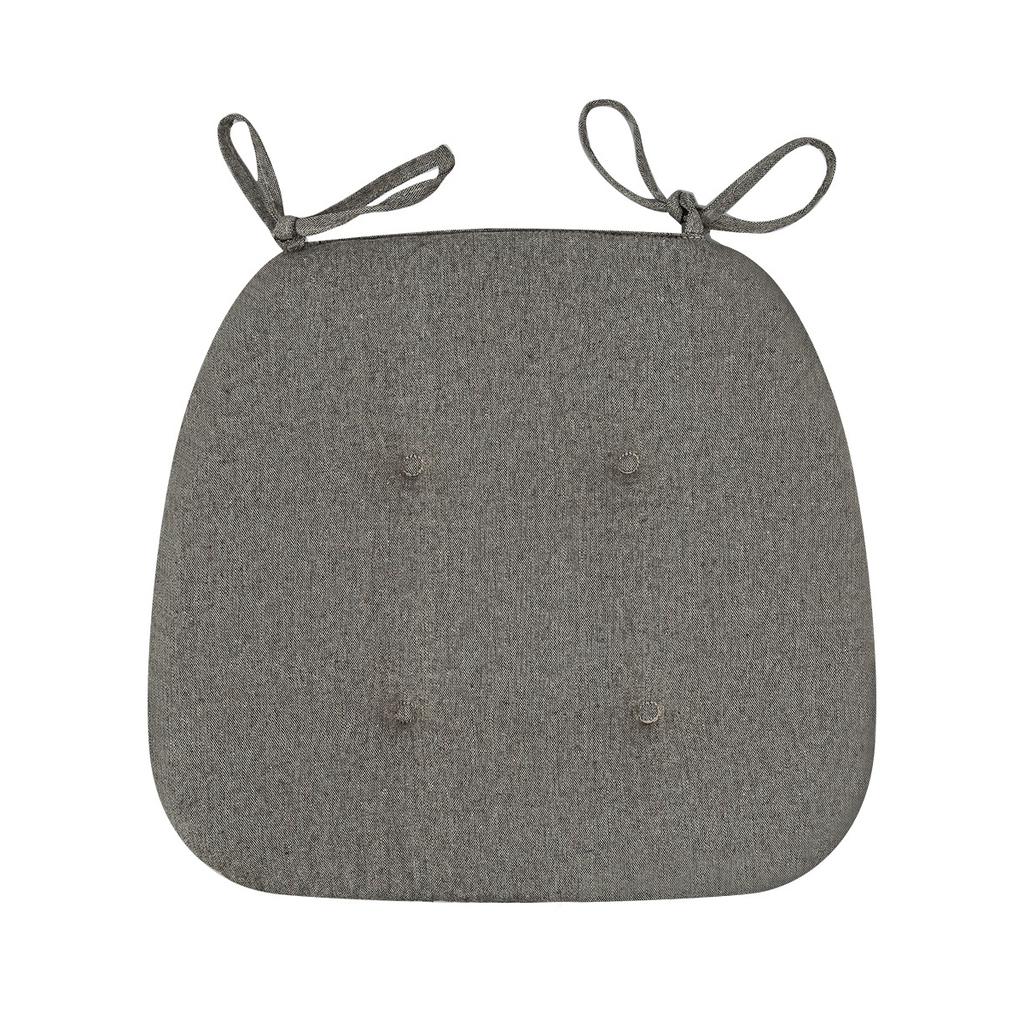 Universelles Esszimmerstuhl-Kissen Verdickt Warmhalten Baumwolle Leinen Sitzkissen Hufeisenform Atmungsaktiv Alle Jahreszeiten Heimgebrauch Kissen