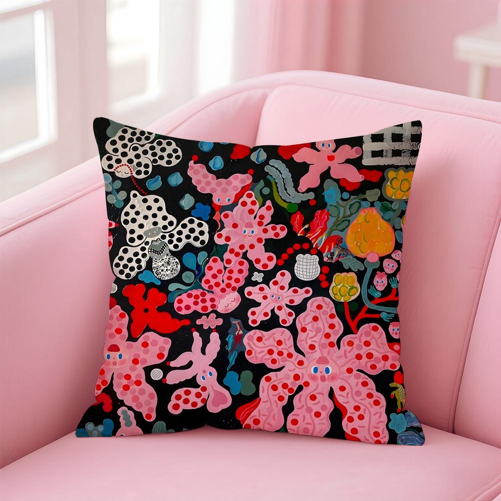 Niedlicher K-Kima Kissenbezug Bequemer Wendekissenbezug Ideal für Auto Sofa Schlafzimmer & mehr