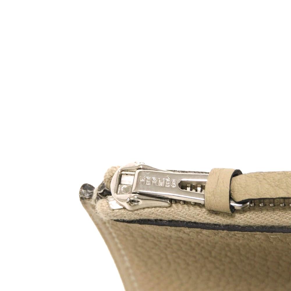 Used 9212 Dogon Duo GM pouch only, 7943 Beige Single Card Case with Coin Pocket, Unused 14013 Trench, Unisex from Japan
