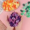 100/500Pcs Hair Accessories Girls Colorful Elastic Hair Bands Ponytail Hold Hair Tie Rubber Bands Scrunchie