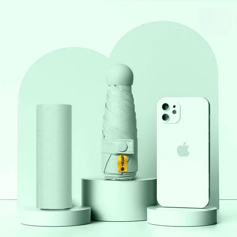 Custom Logo Windproof Sun Umbrella UPF2000+ - Portable for Rain or Shine