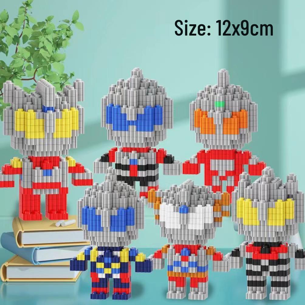 Compatible LEGO Violent Bear Educational Building Blocks - Children's Micro-Particle Assembling Toy Gift