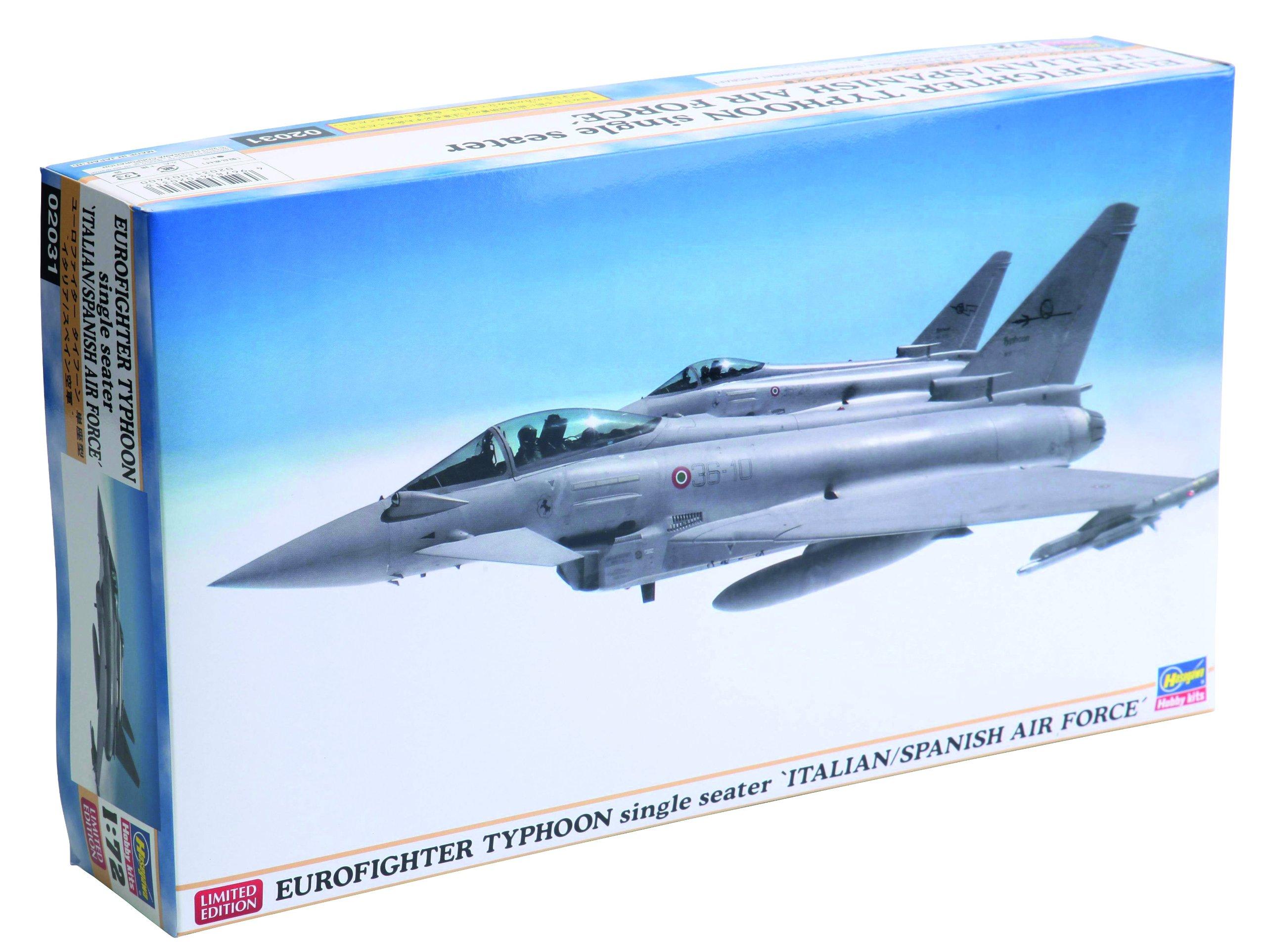 

Hasegawa Eurofighter Typhoon одноместный ВВС 1/72 Итальянский/Испанский