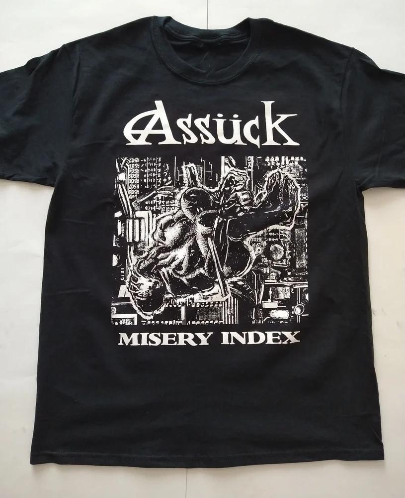 Assuck Band - Misery Index Tour T-shirt Full Size S to 5XL Unisex T-Shirt M