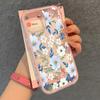 Fresh White Daisy Floral Pattern Clear Phone Case For iPhone 11 12 13 14 15 16 17 Pro Max Plus Air 2 In 1 Candy Color Soft Cover