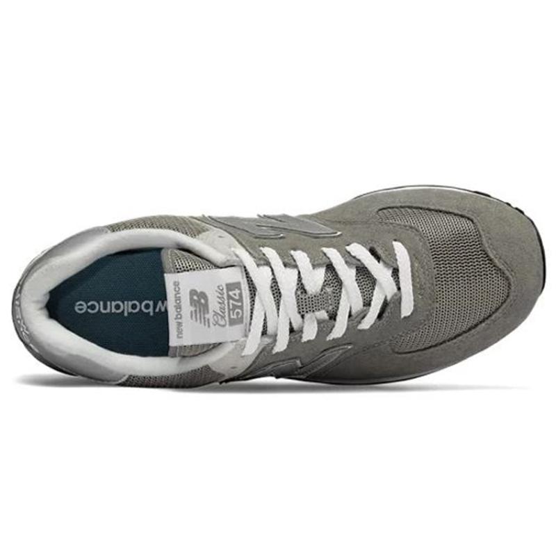New Balance NB 574 Balance Abrasion Resistant Breathable Low Top Casual City Commute Running Shoes Unisex Gray D Width Sneakers ML574EGG(D Width)