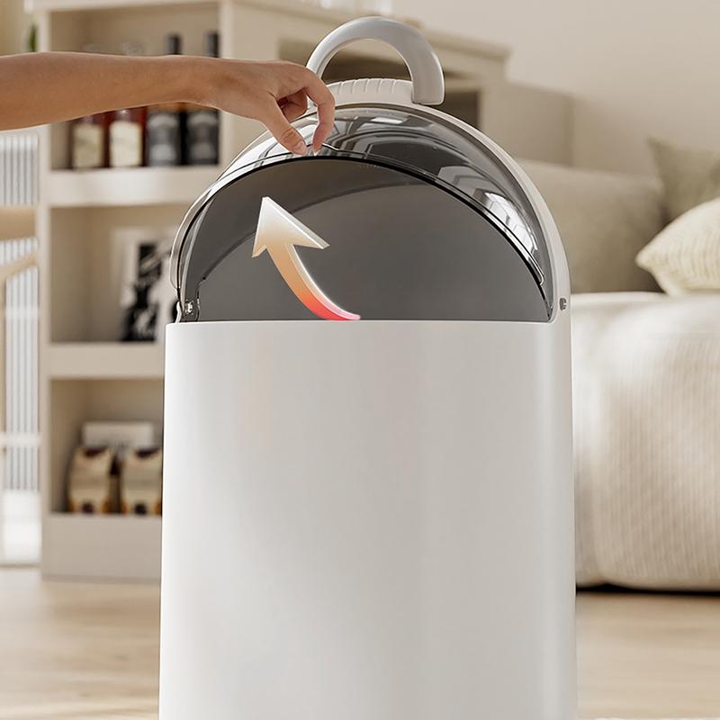 Sliding Lid Garbage Bin Recycling Trash Can Large Capacity Kitchen Waste Garbage Container Sturdy Recycling Bin Waste Container