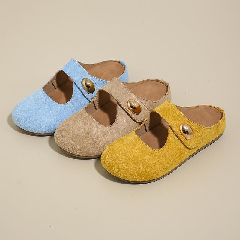 Soft-soled Shoes Half-slippers New Style Shoes, One-foot Inward-increasing and Flip-top Slippers