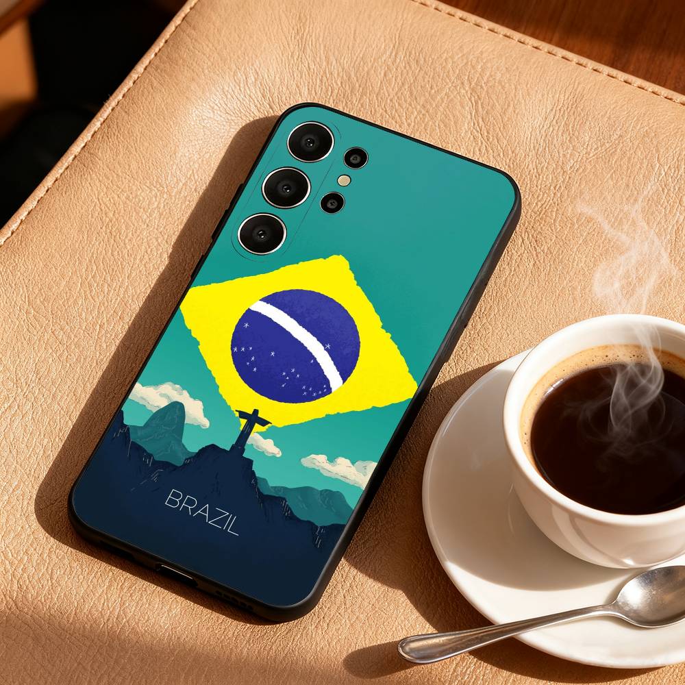 

C-Christ the R-Redeemer Brasil Phone Case For Samsung S26,S25,S24,S21,S22,S23,S30,Ultra,S20,FE,Lite,10,9,Black Cover Samsung S23plus5G