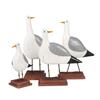 Dalton The Gulls C: Spend Carefree Time with a Stupid Bird, Seagull, Polyresin Statue, Beach Ornament, 37cm High, 23.5cm Wide, 90cm Deep, NB-0605C