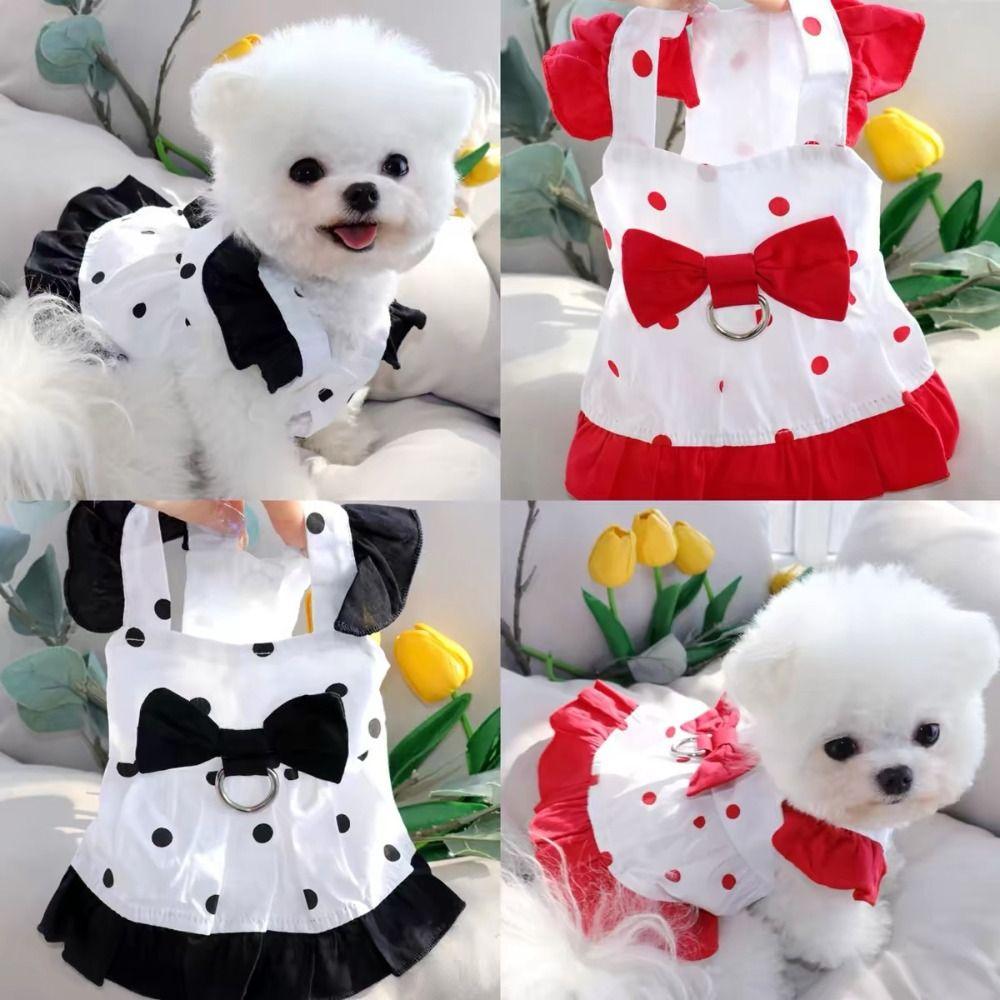 Breathable Dog Princess Dress Cute Pet Clothes Pet Chest Strap Pet Skirt for Puppy Kittens