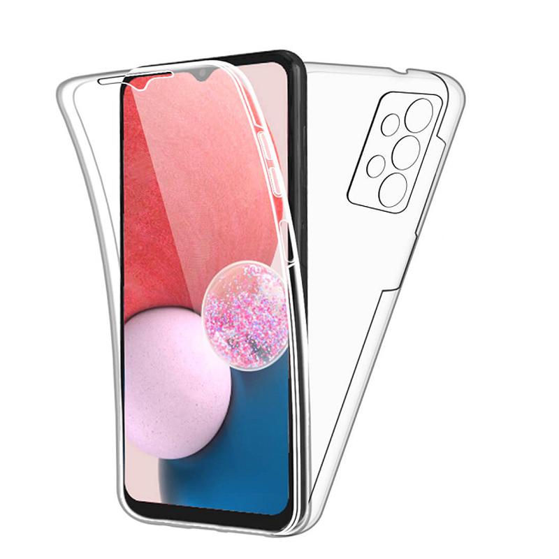 

Прозрачный чехол с полной защитой на 360 градусов для Samsung Galaxy S22 Ultra S21 A53 A33 A73 A22 A32 A12 A51 Redmi Note 11 10C iPhone 13 12 Pro Max, двухсторонний чехол Samsung Galaxy S21 FE чистый