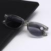 Unisex Retro Classic Reading and Sunglasses with Gray UV380 Lenses - Presbyopic Eyewear for Men and Women.