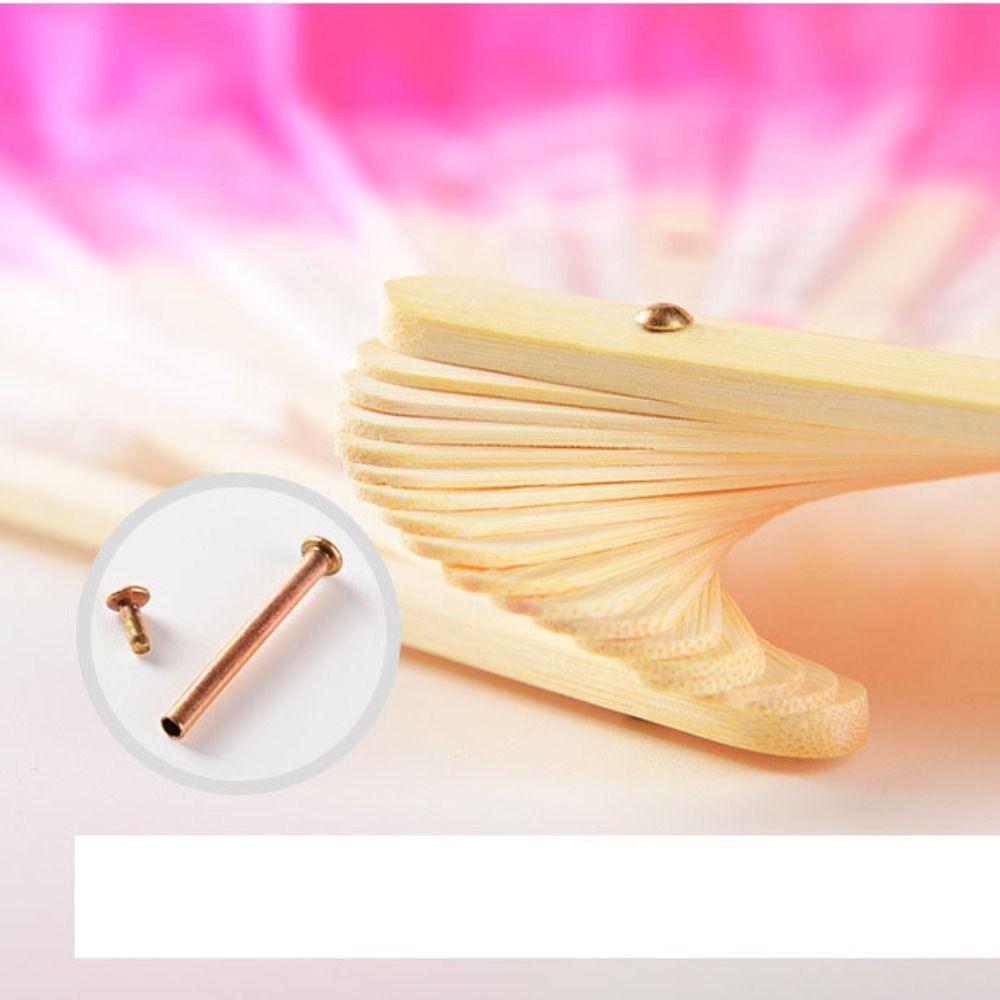 Long Imitation Belly Dancing Fan 26cm Performance Fan Hot Sell Gradient Color  Dance Bamboo Fans