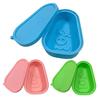 Ice Cube Mold Easy Demould Food Grade Silicone Popsicle Tray with Leak-Proof Lid Odor-Free Safe DIY Freezing Tray