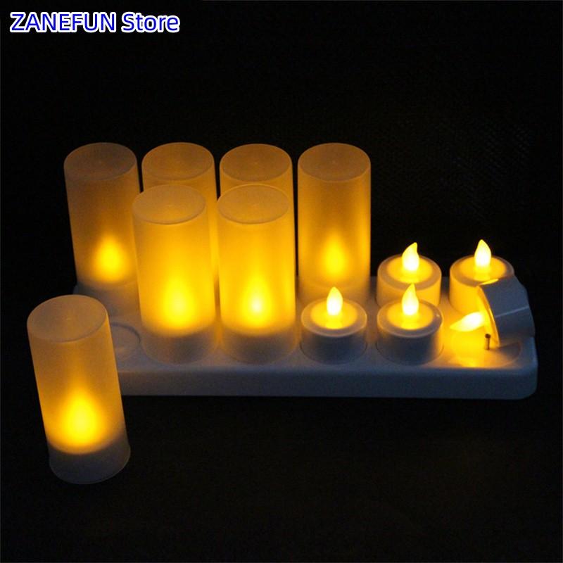 12-Pack LED Candles Led Lamp for Christmas Wedding Festival Home Table Decoration 12PCS LED Candles