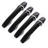 Gloss Black Door Handle Cover Trim Accessories Fit For 2011- Sienna