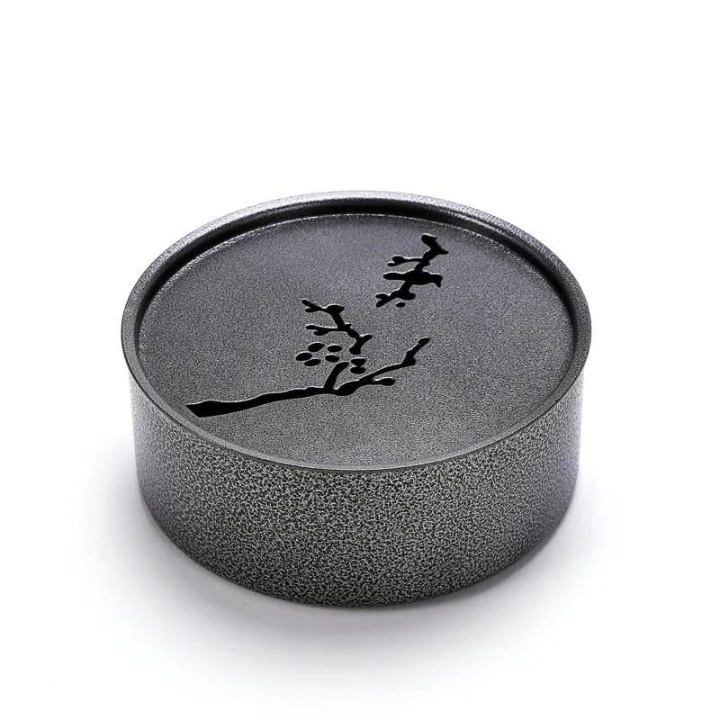 Metal Pot Bearing Cast Iron Fire Cup Japanese Style Tea Table Kung Fu Tea Set Water Storage Small Tea Tray Clay Teapots