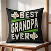 Best Grandparents Ever Cushion Cover Natural Linen Organic Fabric DoubleSided Printing Couch Pillow Covers Home Decor