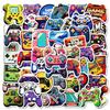 50 New Cartoon Hand-painted Various Game Controller Game Console Graffiti Stickers Decorative Water Cup Computer Refrigerator