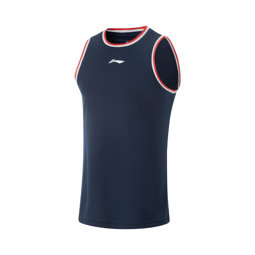 Li Ning Professional Basketball Collection Basketball Suit Men's Guangdong Blue AATV001-1