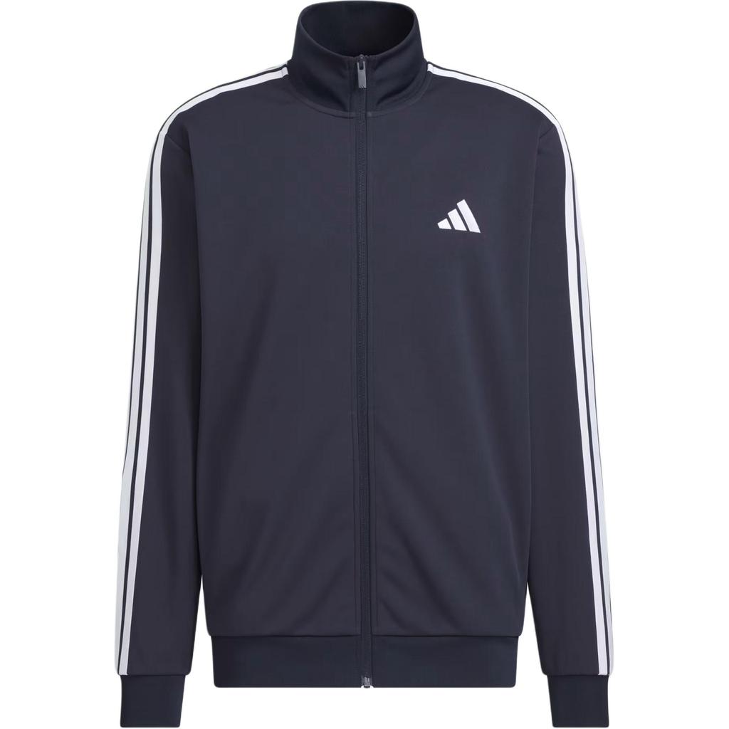 Adidas 3S Logo Embroidered Striped Long Sleeve Jacket Men jackets KR6430