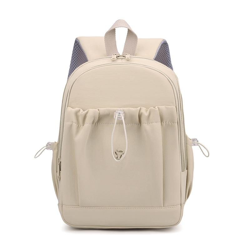 

New simple travel cute sweet schoolbag small fresh backpack fashionable casual lightweight backpack кремовый