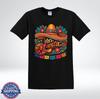 Lets Fiesta Shirt Mexican Guitar Sombrero Floral Cinco De Mayo T-Shirt
