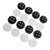 Sturdy Furniture Casters 4 Steel Ball Rollers Wheels Easy DIY Installation Move Heavy Objects with Ease Pack of 8