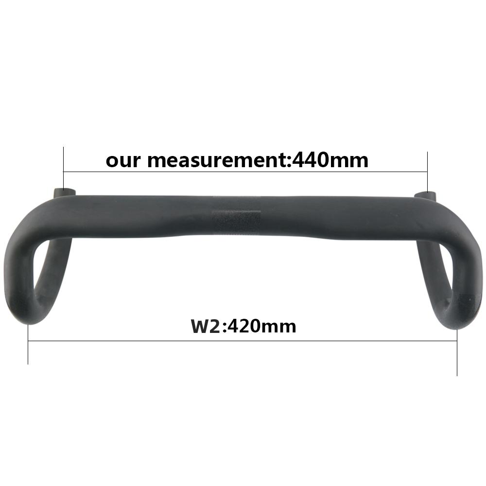 RXL SL 31,8 mm Carbon Rennrad Lenker 380/400/420/440 mm UD Matt Externe Zugführung Rennrad Lenker