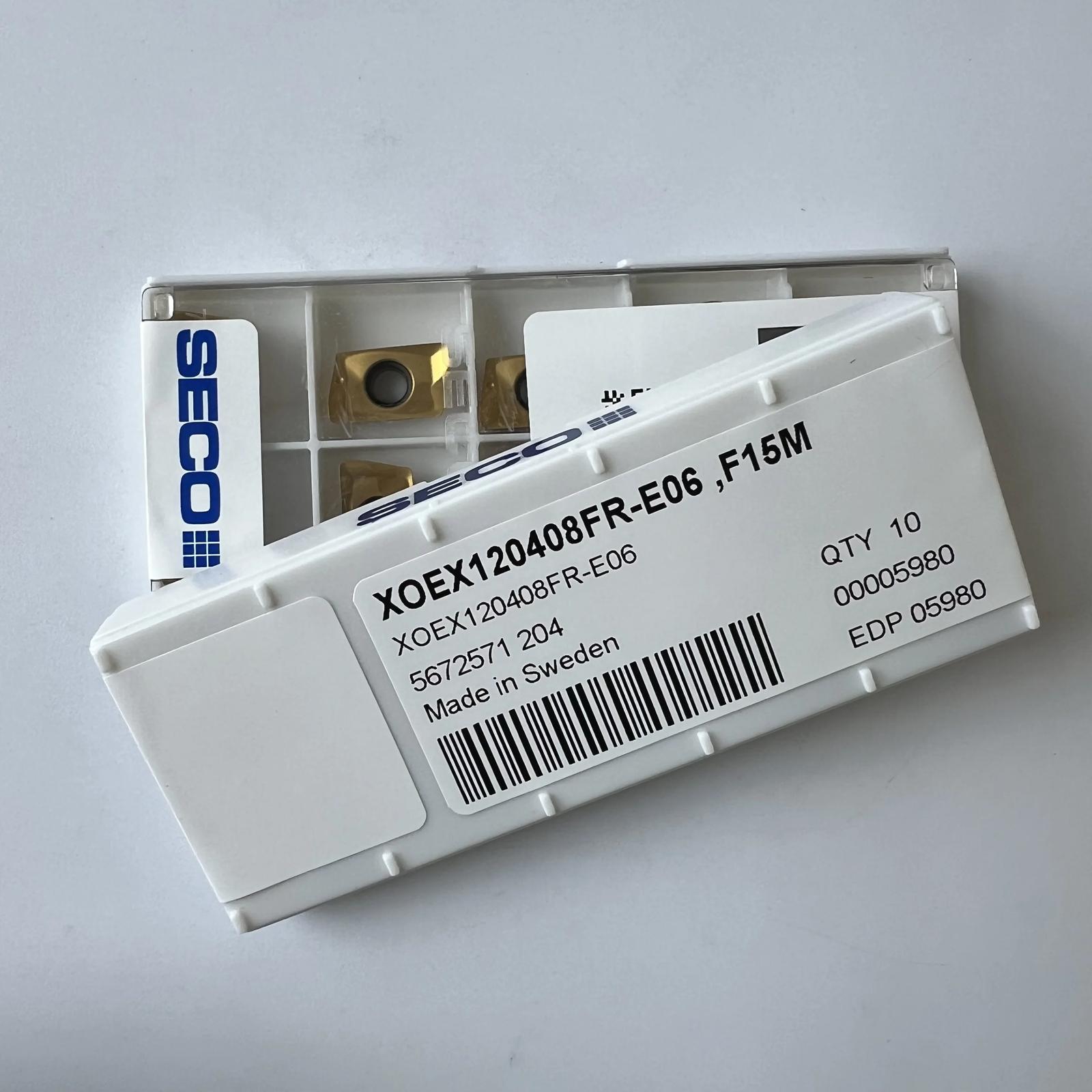 

SECO / XOEX120408FR-E06,F15M /Original carbide blade 10 Pcs