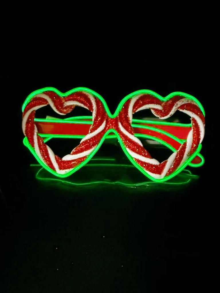 Wireless EL luminous glasses disco LED sunglasses KTV bar concert flash pixel atmosphere online celebrity