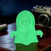 Halloween Mini Ghost Cover Cap for Trailer Coupling Glow-in-The-Dark Car Trailer Hitch Ball Cover for Towing Truck RV Accessories