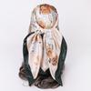 New Rose Silk Scarf 90cm Large Square Scarf Ladies Shawl Fashion Turban