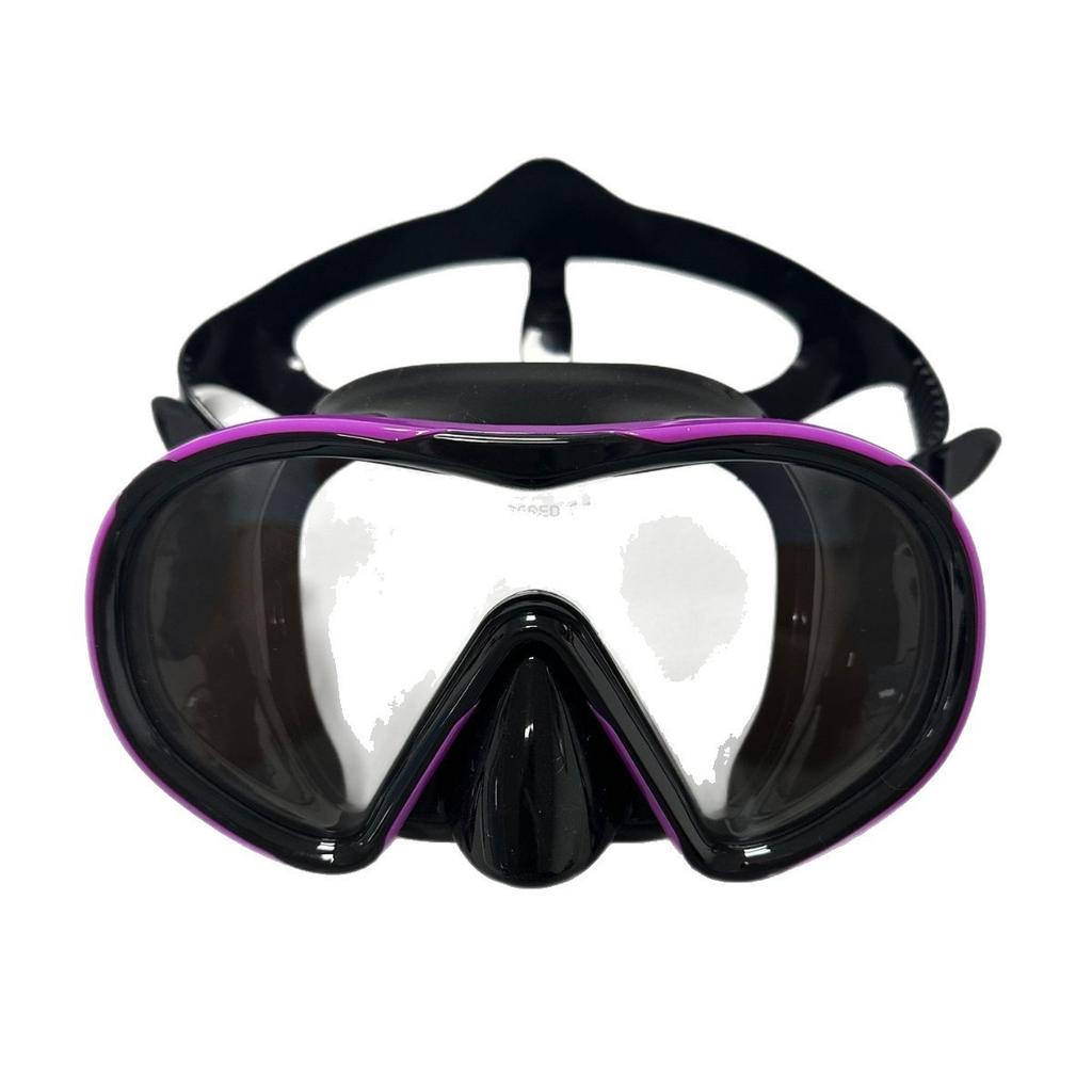 Masca de silicon cu cadru mare, mască de snorkeling complet uscată